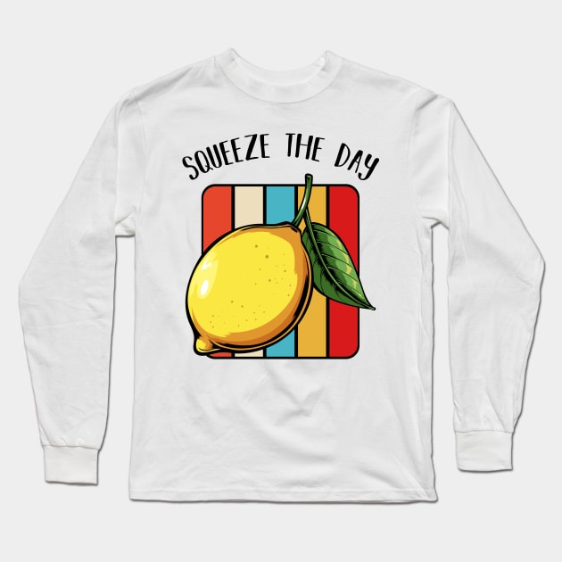 Lemon Fruit Long Sleeve T-Shirt by Lumio Gifts